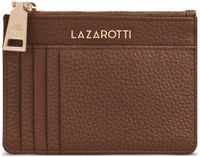 Lazarotti Bologna Leren sleutelhanger Kaarthouder leer 11,5 cm met air tag compartiment - blauw