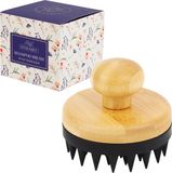 INTER-ESQUE® Scalp Massager - Haarborstel - Scalp Brush - Zwart