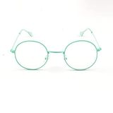 Contacta Dots Leesbril voor dames en heren, lichte en kleurrijke bril, rond frame, dioptrie + 1,50, aquablauw, verpakking met brillenkoker, 25 g