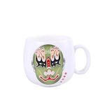 Lachineuse Grote mok uit de collectie Peking Opera – masker groen