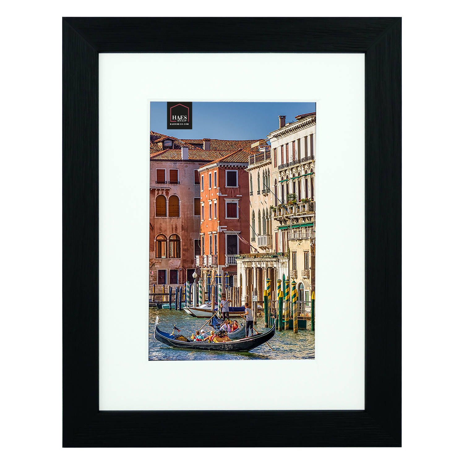 HAES deco - houten fotolijst venezia zwart 15x20 of 20x30 -sp12930