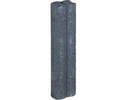 Gardenlux 25 stuks! Duo palissaden zwart 6x8.3x40 cm
