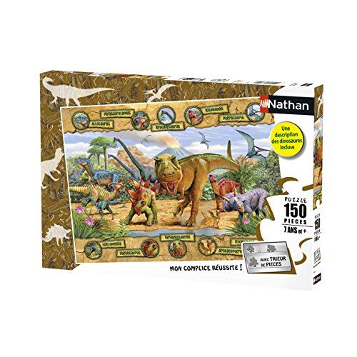 Nathan 86836 Puzzel – De soorten dinosaurussen – 150-delig