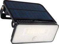Brendz Solar Buitenlamp Bewegingssensor, 1000 Lumen, IP54 Waterbestendig, 3 Lichtmodi, Solar Wandlamp Buiten, LED Breedstraler met Bewegingssensor, Paso