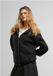 Miss Tee Dames Peace Sign EMB Fluffy Zip Hoody MST280