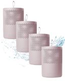 Humidificateur set, 4 pièces, sans alimentation, rose, convient aux peaux sensibles, jusqu'à 25 m²