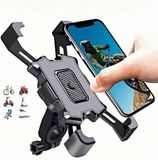 Merkloos Universele Fiets & Motor Telefoonhouder - 360° Draaibaar