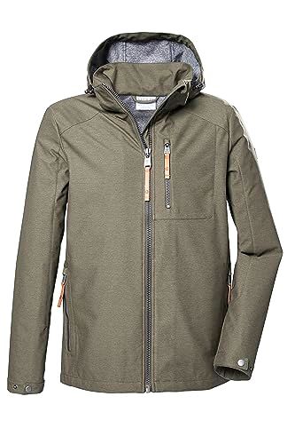 G.I.G.A. DX Heren Softshelljack met afritsbare capuchon - light olive - S