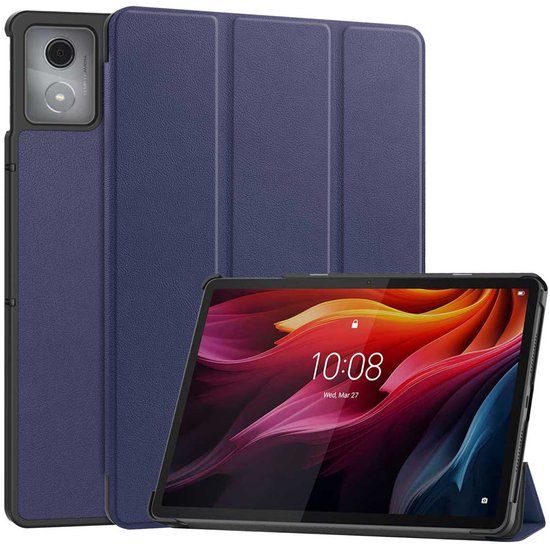 imoshion Tablet Hoes - Geschikt voor Lenovo Tab K11 Plus - Trifold Bookcase - Donkerblauw