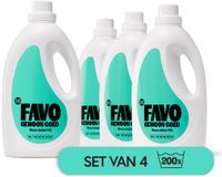 Favo Gewoon Goed Favo wasmiddel - wit - 4 x 50 = 200 wasbeurten - voor stralend wit - effectief vanaf 20 °c - voordeelverpakking