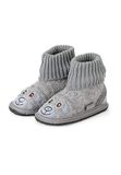 Sterntaler Pantoffels, uniseks, kinderen, grijs (Rauchgrijs 566), 17/18 EU, grijs.
