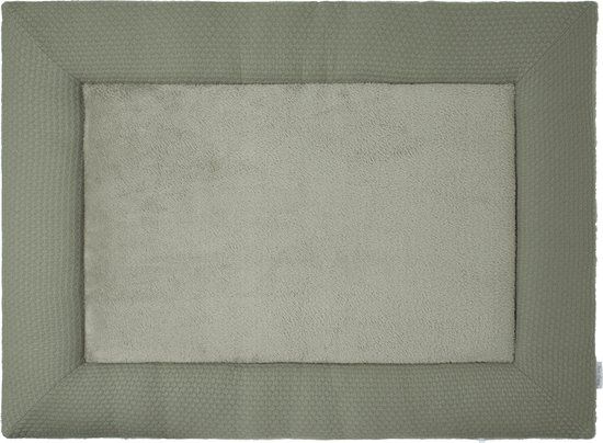 Baby's Only Gebreid boxkleed Urban Green 75x95 cm - Extra dik - Tweezijdig