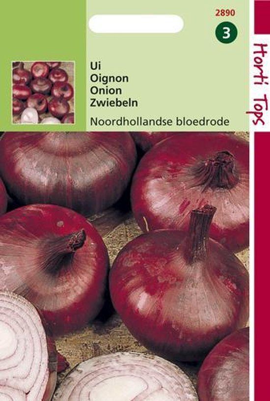 Hortitops Zaden - Uien Noordhollandse Bloedrode