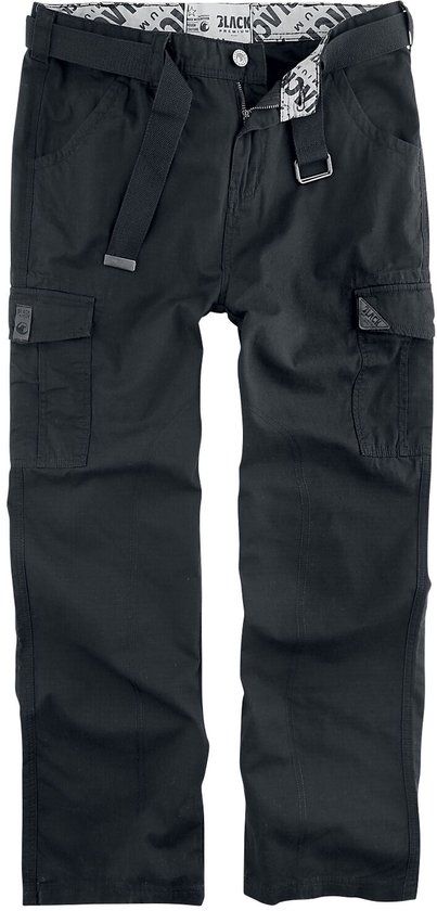 Black Premium by EMP Zwarte cargo broek - Heren - 6XL