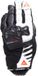 Dainese Reacto Carbon Short Dames Motorhandschoenen - Zwart/wit/rood - L