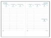Exacompta 13870E Horizons weekkalender 13,9 x 13 cm, met lijst – januari tot december 2023