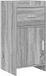 vidaXL Dressoir Grijs Sonoma 40 x 36 x 80 cm Bewerkt hout
