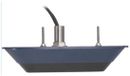 Lowrance Structurescan 3D-en Chirp-kap Blauw, Zilver