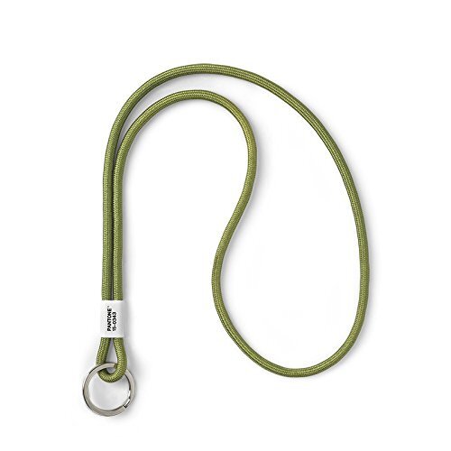Pantone Universe PANTONE Key Chain L, long key hanger, nylon, green, Greenery 15-0343, Color of The Year