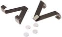 Home Fashion Haakset Easy-Fix (set van 2), 7 x 10 cm, metaal