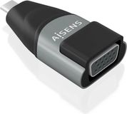 AISENS A109-0863 VGA naar USB-C Adapter Zwart, Grijs