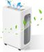 Sans marque Déshumidificateur d'air 26 l - 330W - réservoir 4,3L - 43 dB - Blanc