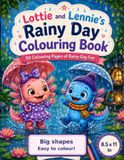 Lottie and Lennie's rainy day: Colouring book