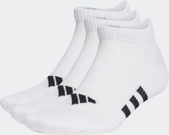 adidas Performance Gevoerde Korte Sokken 3 Paar - Unisex - Wit - 43-45