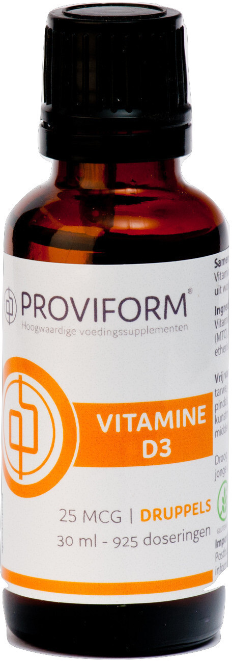 Proviform Vitamine D3 25mcg Druppels 30ml