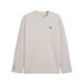 PUMA PUMATECH relaxt T-shirt met lange mouwen en wafelgebreide textuur voor heren XL, Silver Fog Beige