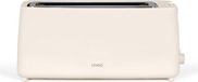 LIVOO Toaster, lange broodslottoaster LIVOO DOD168C, 900 W, 7 bruiningsgraden, kruimelbak, crèmekleurig