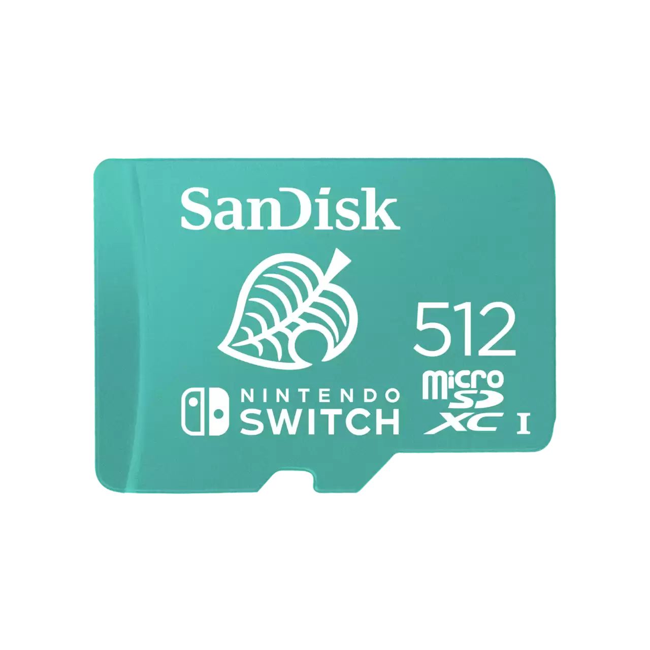 SanDisk microSDXC UHS-I 512GB - 100MB/s Read, 90MB/s Write - Green