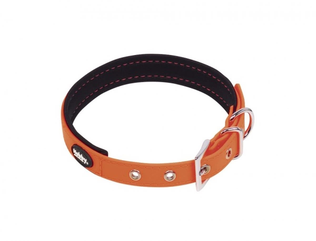 Nobby - Honden Halsband - Cover - Oranje - 40 tot 50 cm - 2,5 cm breed