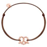 Glanzstücke München Armband rosé goud 925 zilver 15 cm