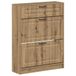 vidaXL UTRECHT Schoenenkast 78 x 24 x 100 cm Bewerkt hout