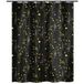 Spirella Rideau de douche - Rideau de douche antibactérien avec revêtement anti-moisissure - Textile polyester - Rideau de douche imperméable
