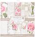 Stamperia Scrapbookblok met letters en bloemen 30x30
