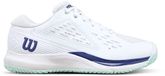 Wilson Rush Pro Ace Junior Chaussures - Unisexe - Synthétique - Blanc/Bleu - Taille 37 1/3