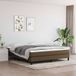 Maison Exclusive - Lit boxspring avec matelas, marron foncé, 180x200 cm, rembourré