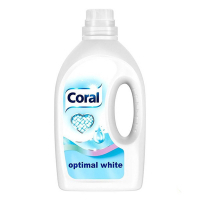 Coral Coral vloeibaar wasmiddel Optimal White 1,25 liter (26 wasbeurten)