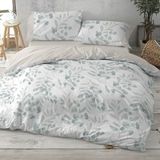 Burrito Blanco Flanellen dekbedovertrek 150-160 cm Design 574 Turquoise