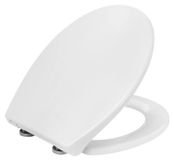 StarTech Toiletzitting - Open voorkant - Automatische zittingverlaging - Snelle bevestiging - Antibacteriële kunststof - Wit - 44,6 x 37 cm