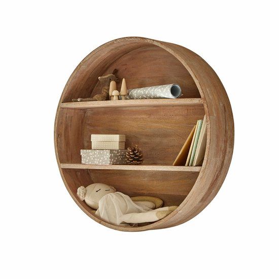 LOBERON Wandplank Castolino antiekbruin