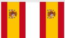 Merkloos / Sans marque Shoppartners Bv Spanje vlaggetjes vlaggenlijn - 300 cm - landen slingers versiering - polyester