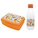 Nerthus FIH 1006 roestvrij stalen dubbelwandige fles set lunchbox kinderen leeuwen school