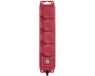 Emos Workshop IP44 4-voudige Stekkerdoos | Rood | 3 meter snoer | met aan-uit schakelaar