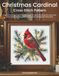 Christmas Cardinal Cross Stitch Pattern: A Partial Coverage Festive Wildlife Design for Joyful Stitching with Colour and Mono Charts, 14-Brand Thread Conversion and Beginner Instructions