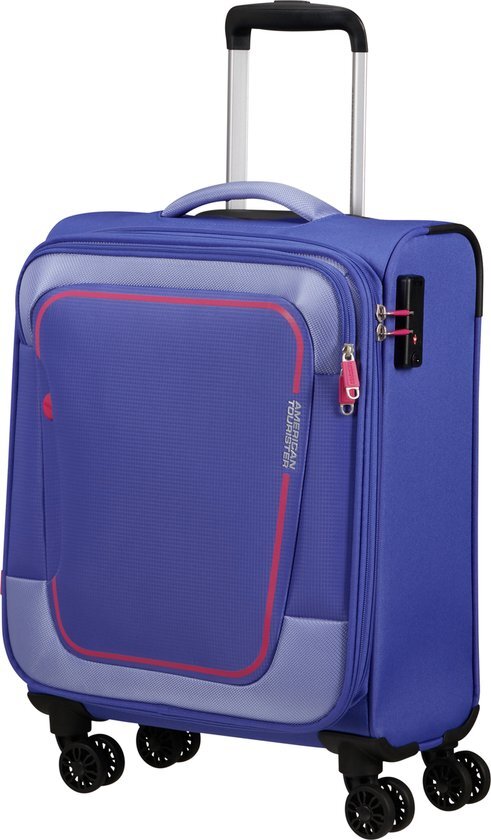 American Tourister trolley Pulsonic 55 cm. Expandable paars