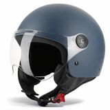 VINZ Helmets VINZ Duoro Jethelm met Vizier - Scooterhelm, Motorhelm, Brommerhelm, Snorfietshelm - ECE 22.06 - Blauw - S