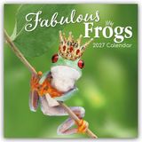Fabulous Gifted Stationery Co. Ltd Fabulous Frogs - Fabelhafte Frösche 2027 - 16-Monatskalender